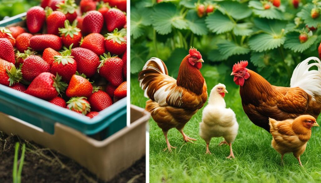 Organic Strawberries vs Non-Organic for Chickens