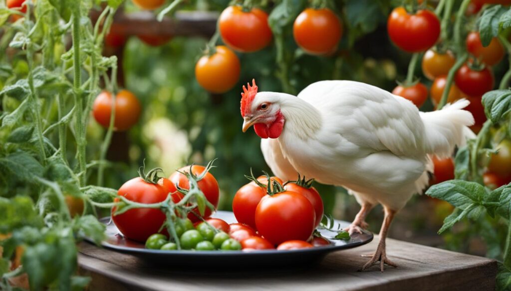 are tomatoes safe for chickens