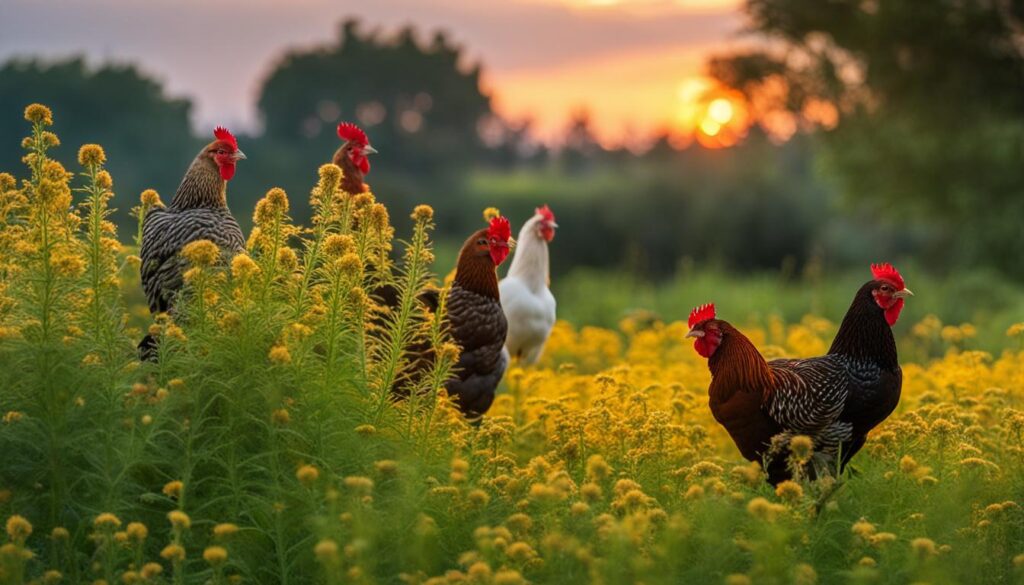 benefits of horseweed for chickens