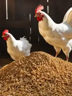 can chickens eat goat food