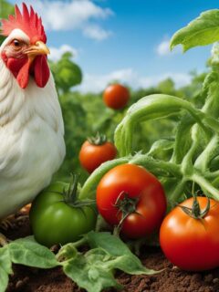 can chickens eat tomato hornworms