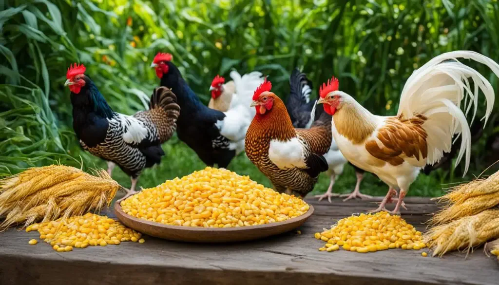 chicken diet and corn silk