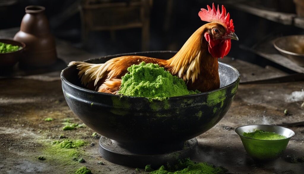 dangers of moldy food for chickens