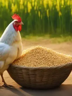 how much does chickens eat