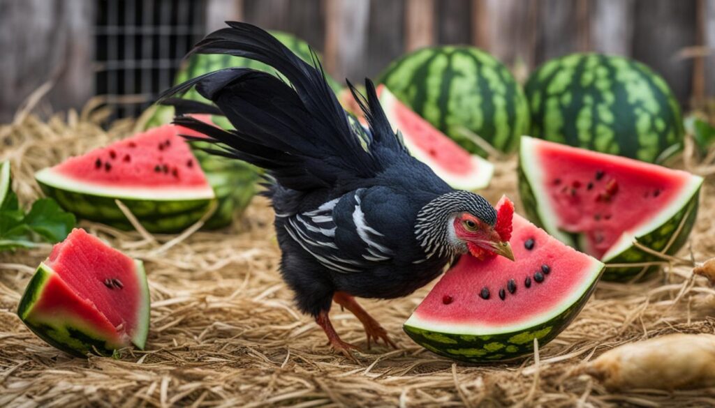 what age can chickens eat watermelon